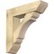 Ekena Millwork Olympic Slat Rough Sawn Bracket w/ Offset Brace, Douglas Fir, 8"W x 30"D x 30"H BKT0806X30X30OLY06RDF - alternate 1